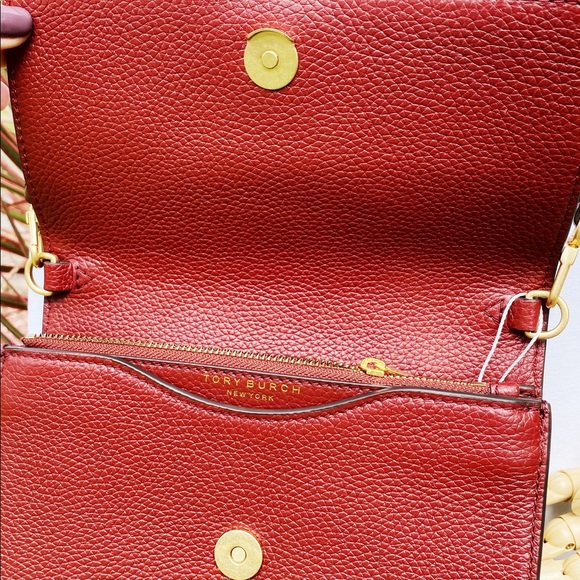 Tory Burch Large crossbody red floral - Picture 5 of 9